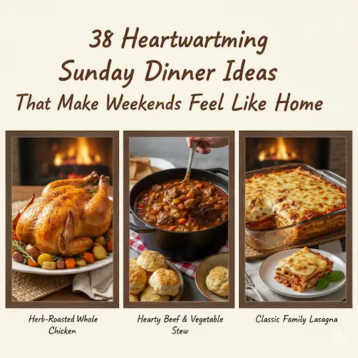 38 Heartwarming Sunday Dinner Ideas That Make Weekends Feel Like Home