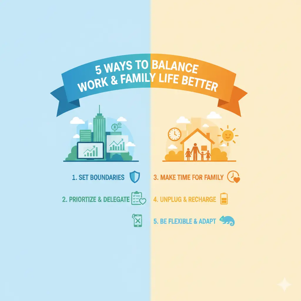 5 Ways to Balance Work Life and Family Life Better