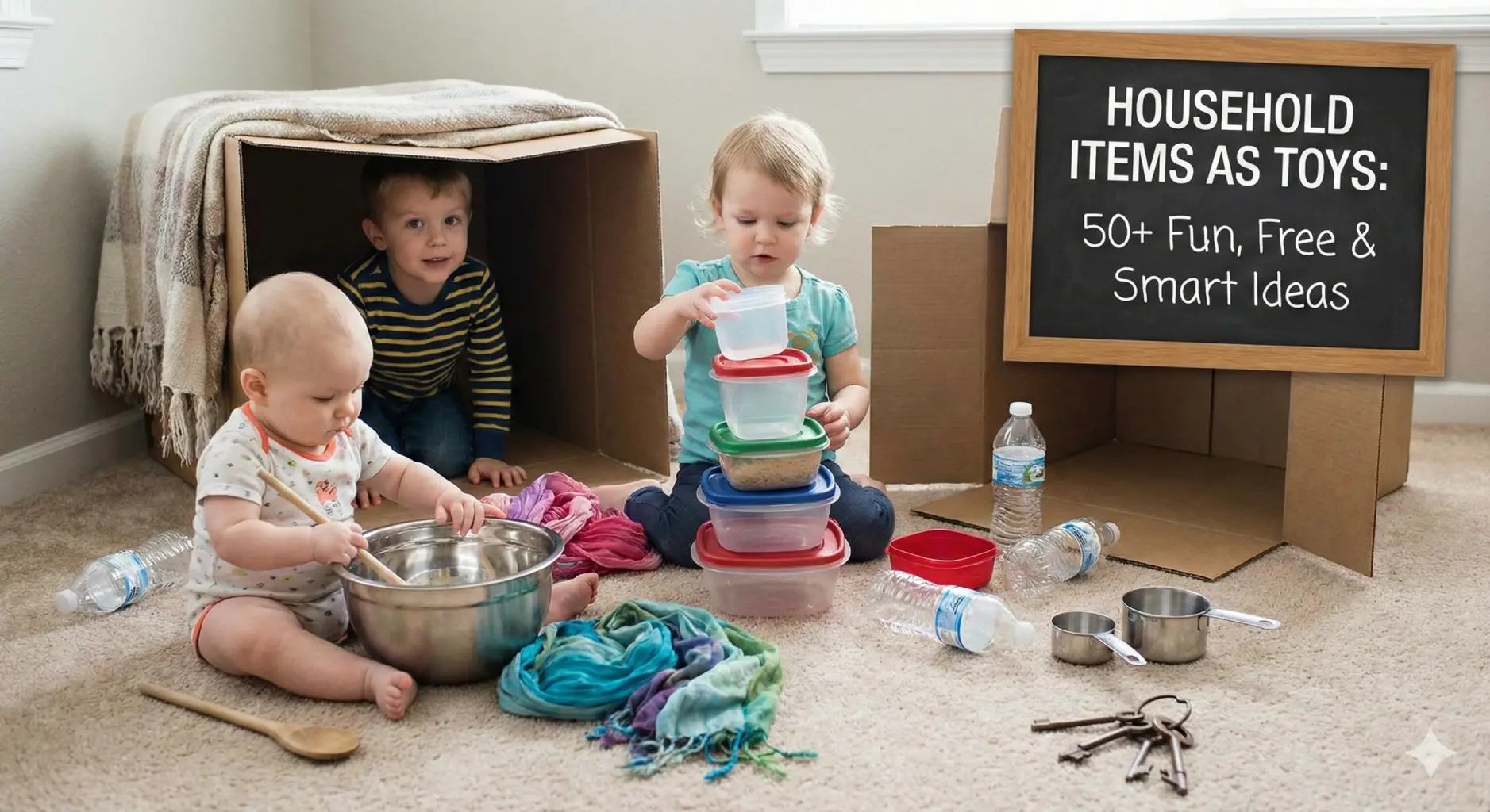 Household Items That Can Be Used as Toys: 50+ Fun, Free, and Super Smart Ideas for Babies, Toddlers & Preschoolers