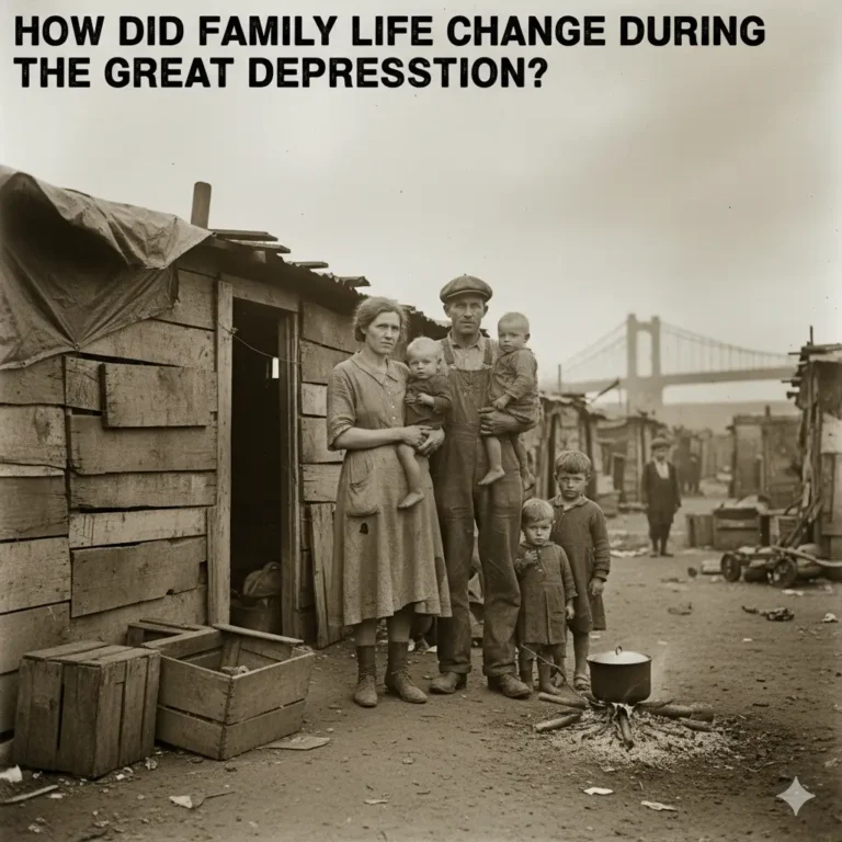How Did Family Life Change During the Great Depression?
