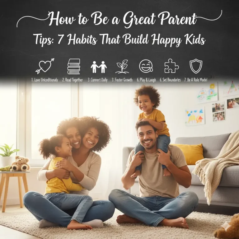 How to Be a Great Parent Tips: 7 Habits That Build Happy Kids