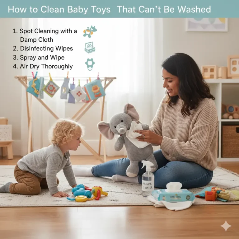 How to Clean Baby Toys That Can’t Be Washed