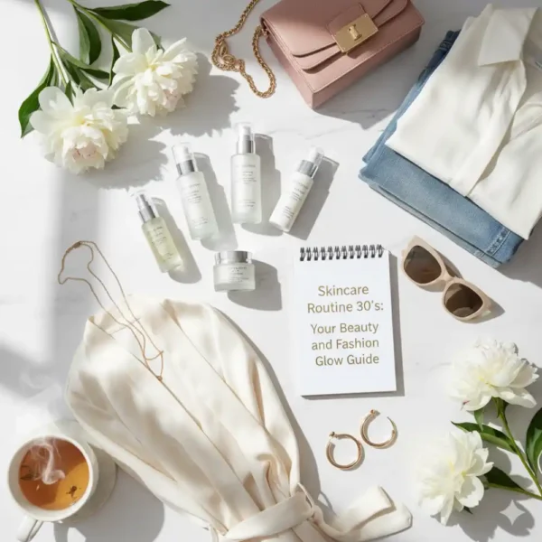 skincare routine 30's lifestyle beauty fashion blog