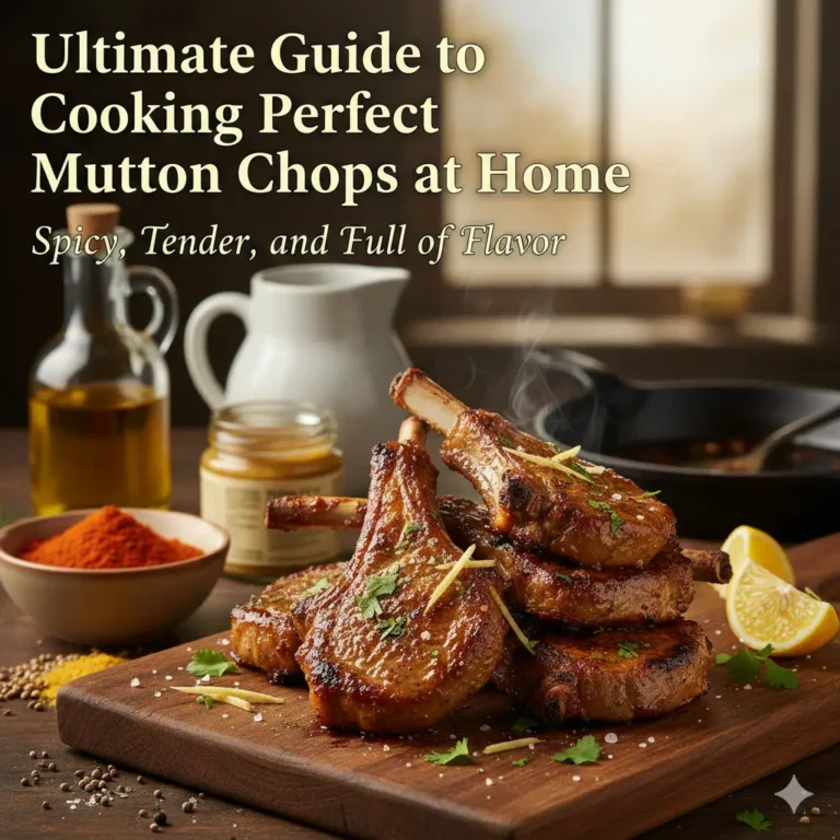 Ultimate Guide to Cooking Perfect Mutton Chops at Home: Spicy, Tender, and Full of Flavor