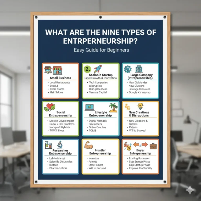What Are the Nine Types of Entrepreneurship? Easy Guide for Beginners