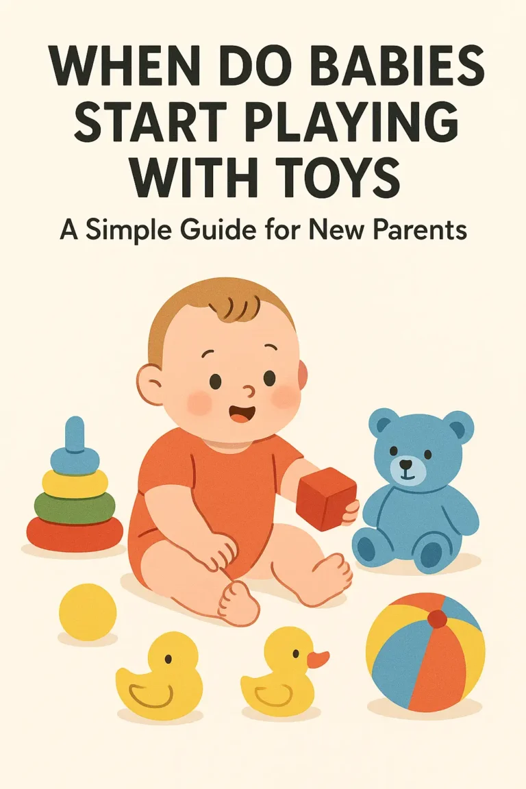 When Do Babies Start Playing with Toys: A Simple Guide for New Parents