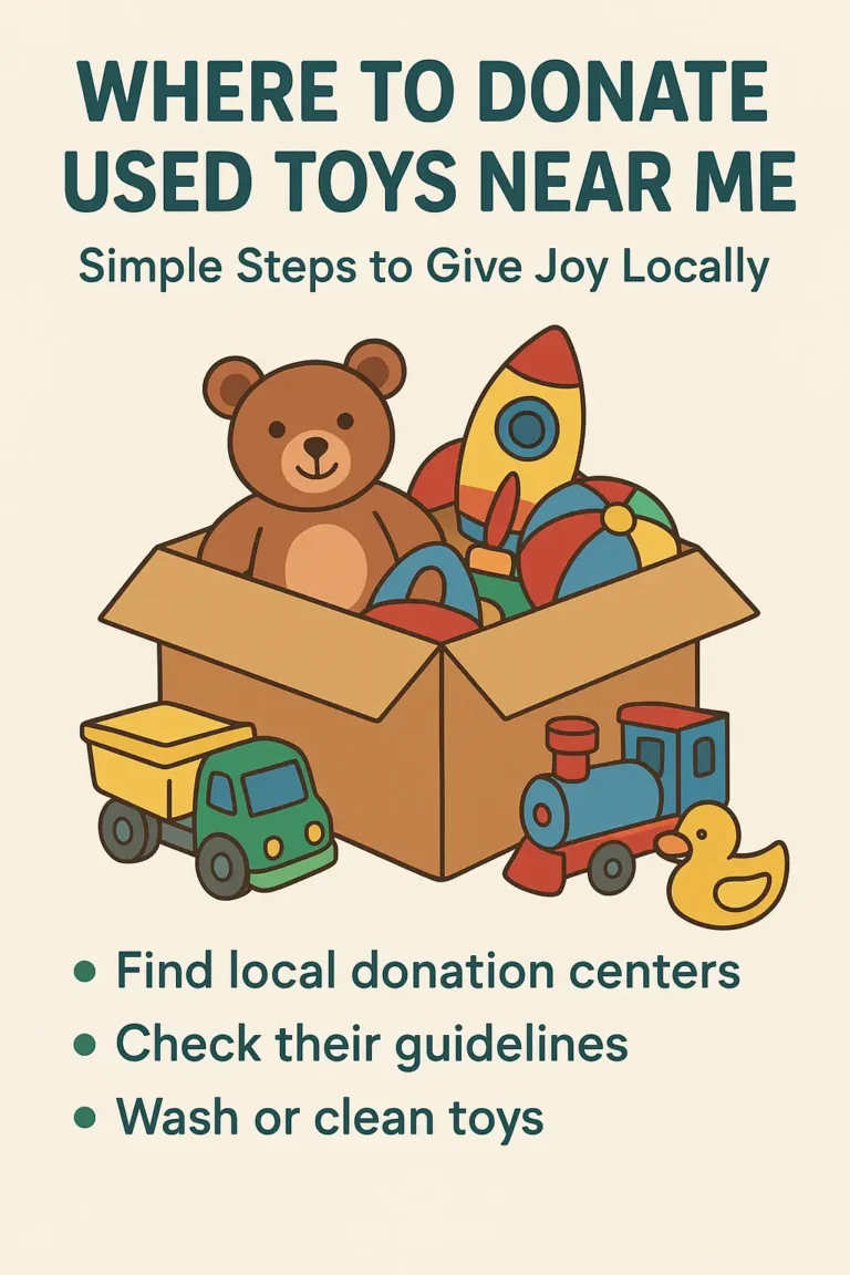 Where to Donate Used Toys Near Me: Simple Steps to Give Joy Locally