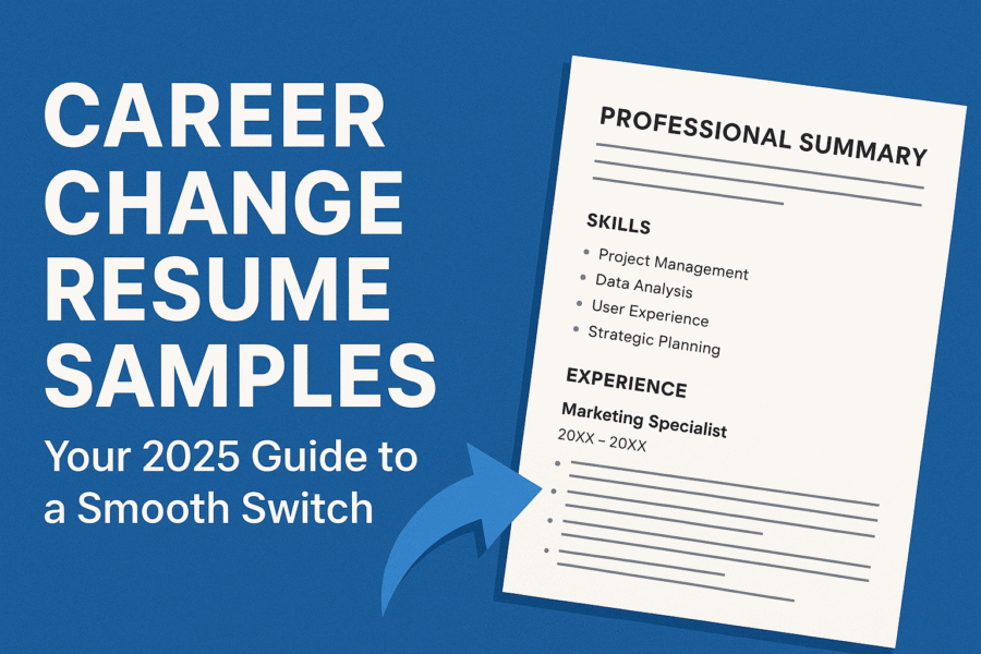 Career Change Resume Samples: Your 2025 Guide to a Smooth Switch