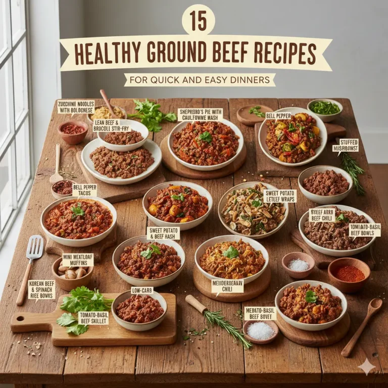 15 Healthy Ground Beef Recipes For Quick And Easy Dinners