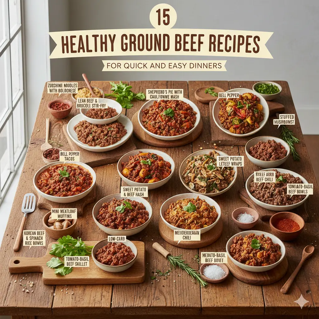15 Healthy Ground Beef Recipes For Quick And Easy Dinners
