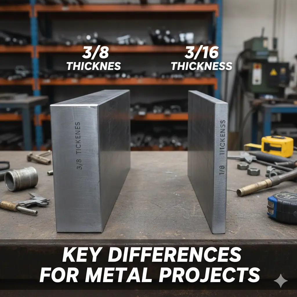 3/8 vs 3/16 Thickness: Key Differences for Metal Projects