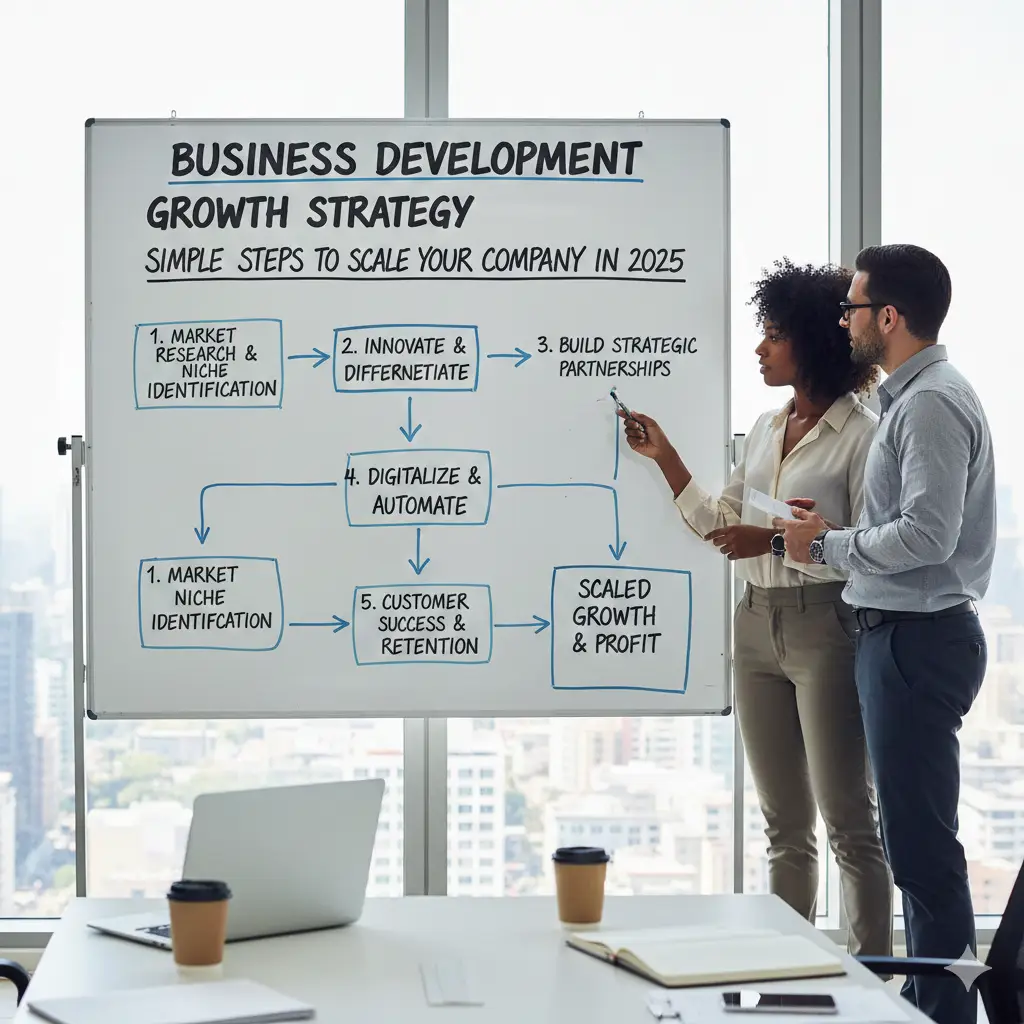 Business Development Growth Strategy: Simple Steps to Scale Your Company in 2025