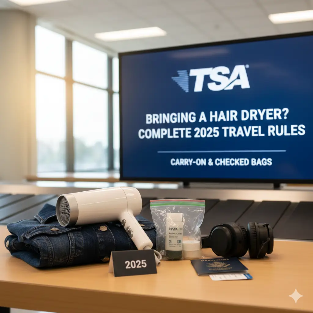 Can You Bring a Hair Dryer on a Plane? Complete TSA Rules and Travel Tips for 2025