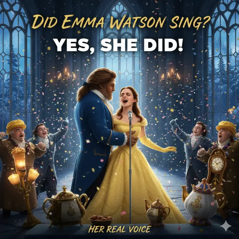 Did Emma Watson Sing In Beauty And The Beast?