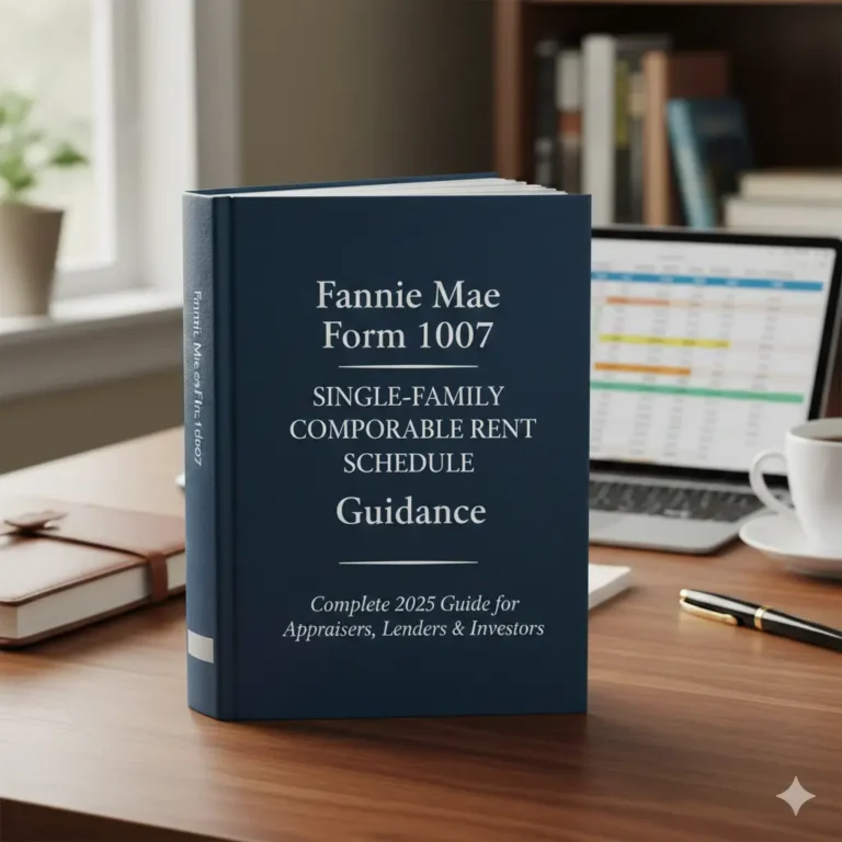 Fannie Mae Form 1007 Single-Family Comparable Rent Schedule Guidance: Complete 2025 Guide for Appraisers, Lenders & Investors