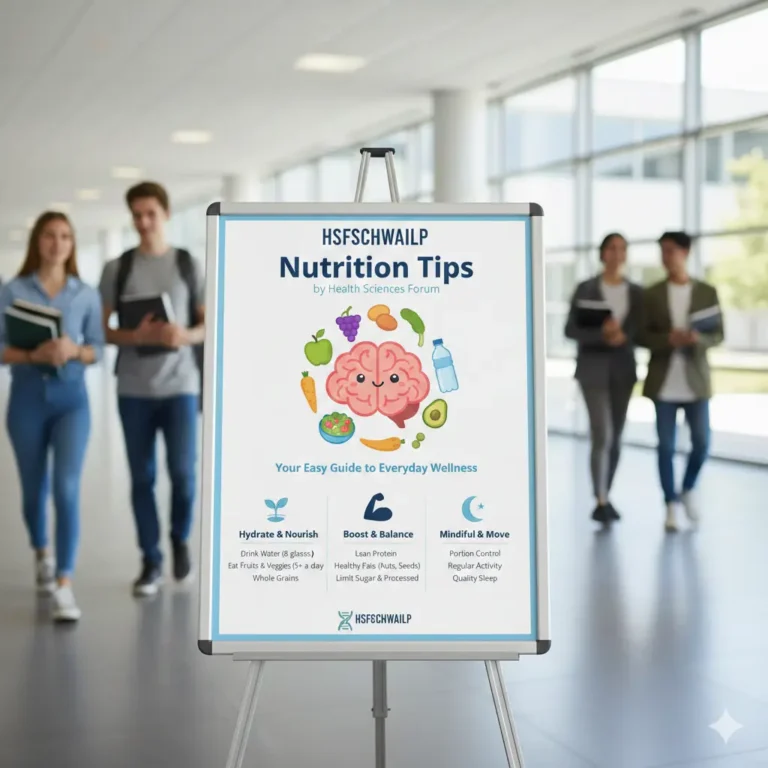 HSFSCHWAILP Nutrition Tips by Health Sciences Forum: Your Easy Guide to Everyday Wellness