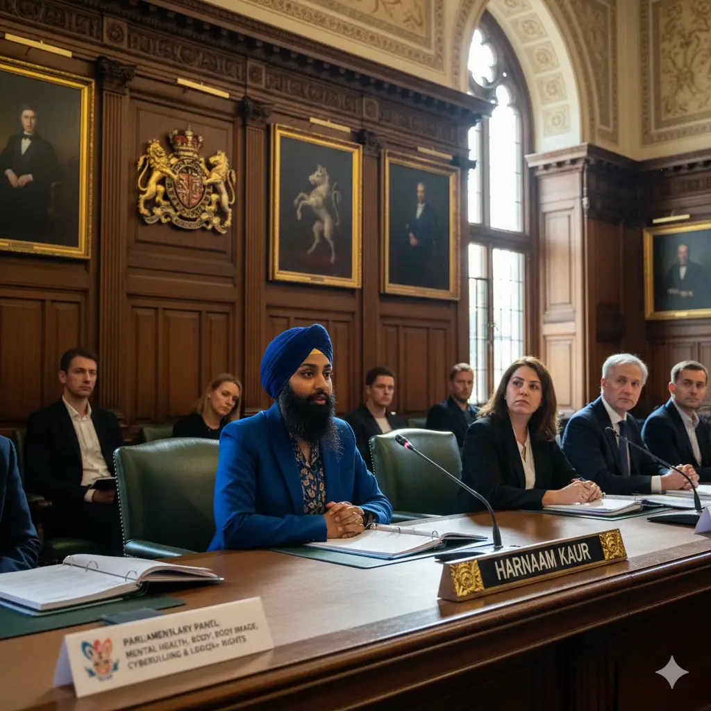 Harnaam Kaur Parliament Panel: Championing Mental Health, Body Image, Cyberbullying, and LGBTQIA+ Rights