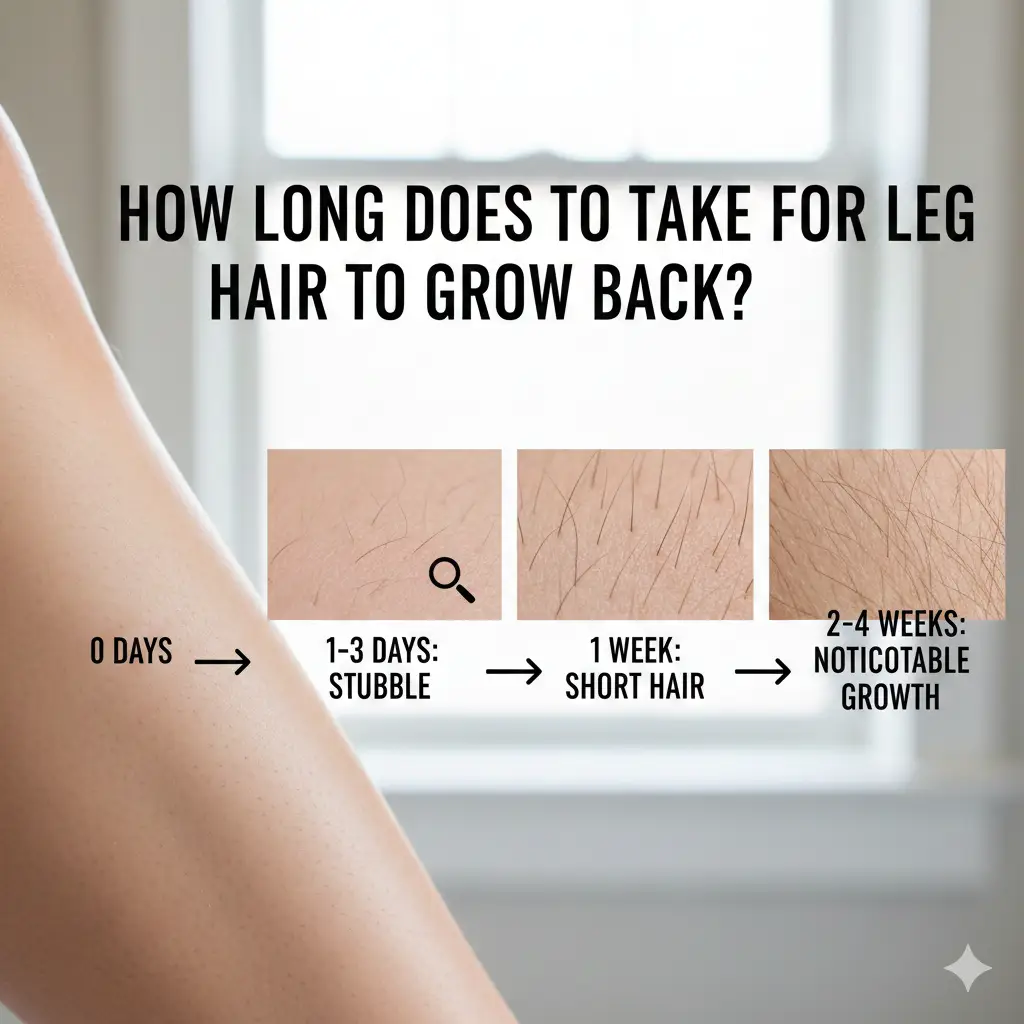 How Long Does It Take For Leg Hair To Grow Back?