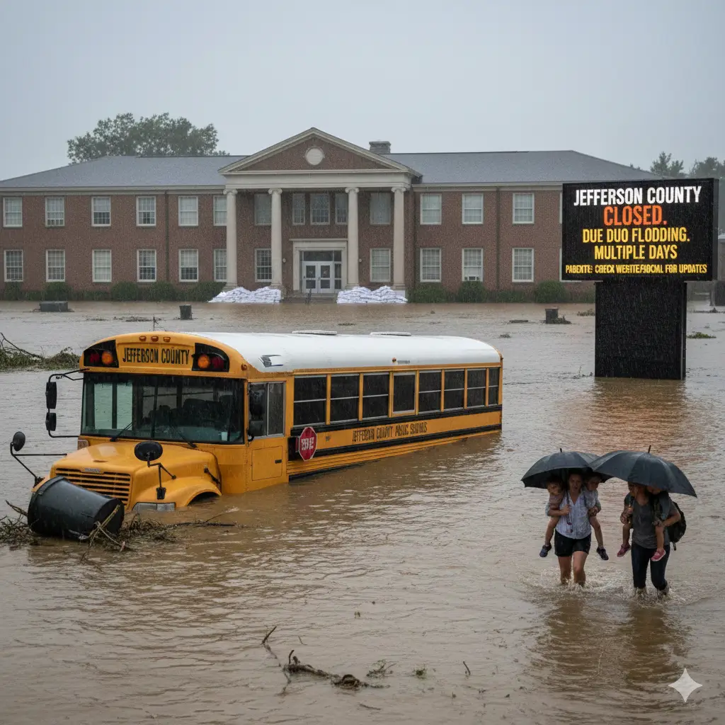 Jefferson County Public Schools Closed Multiple Days Due to Flooding: What Parents Need to Know