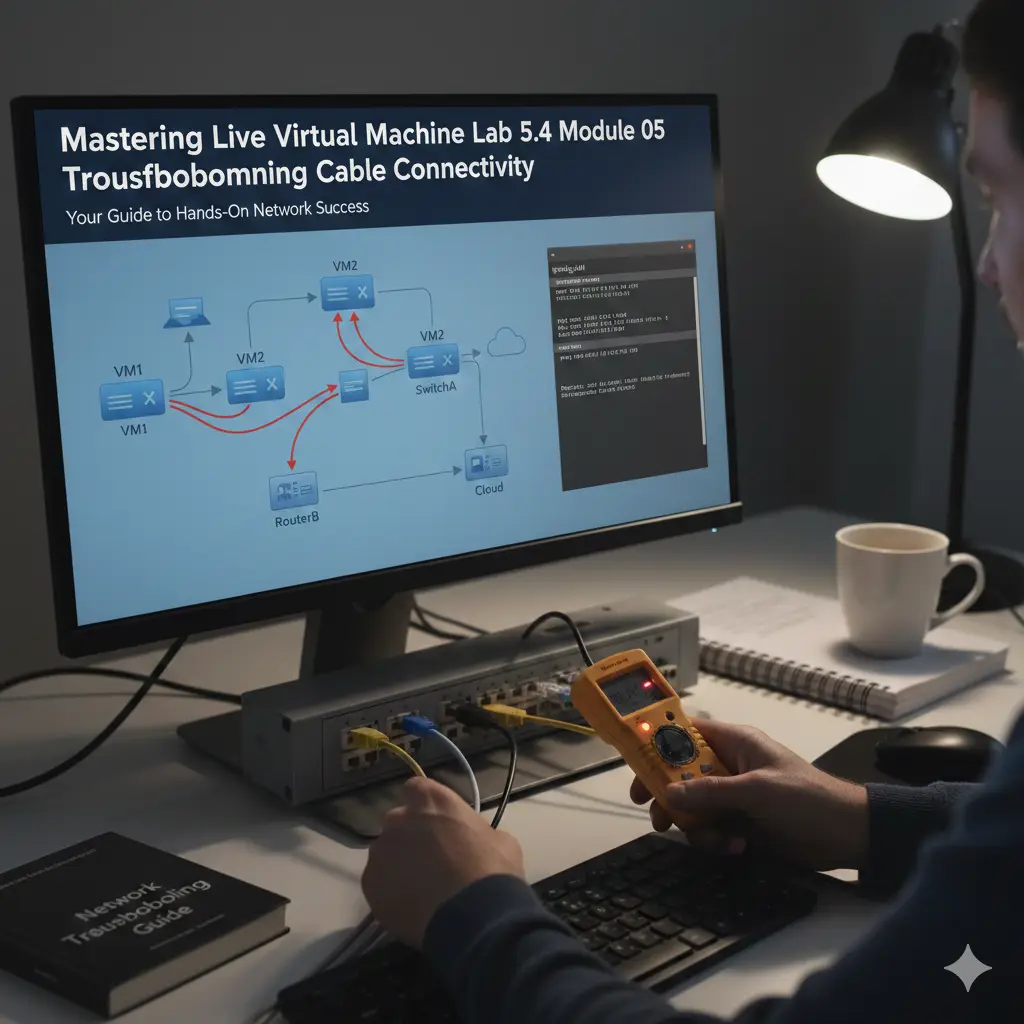 Mastering Live Virtual Machine Lab 5.4 Module 05 Troubleshooting Cable Connectivity: Your Guide to Hands-On Network Success