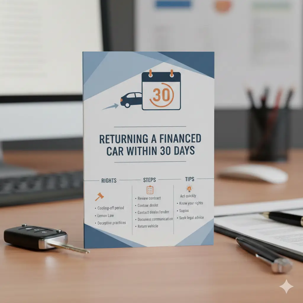 Returning A Financed Car Within 30 Days: Rights, Steps, and Tips