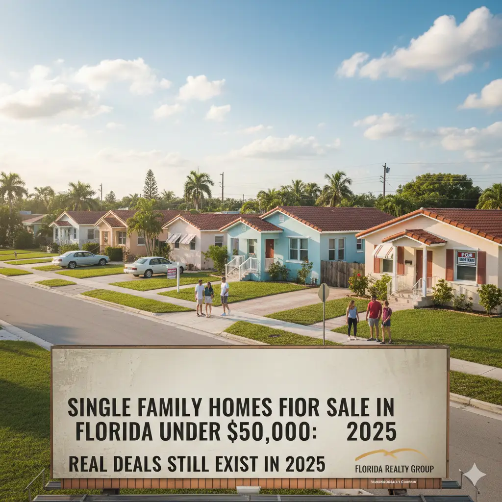 Single Family Homes for Sale in Florida Under $50 000: Real Deals Still Exist in 2025