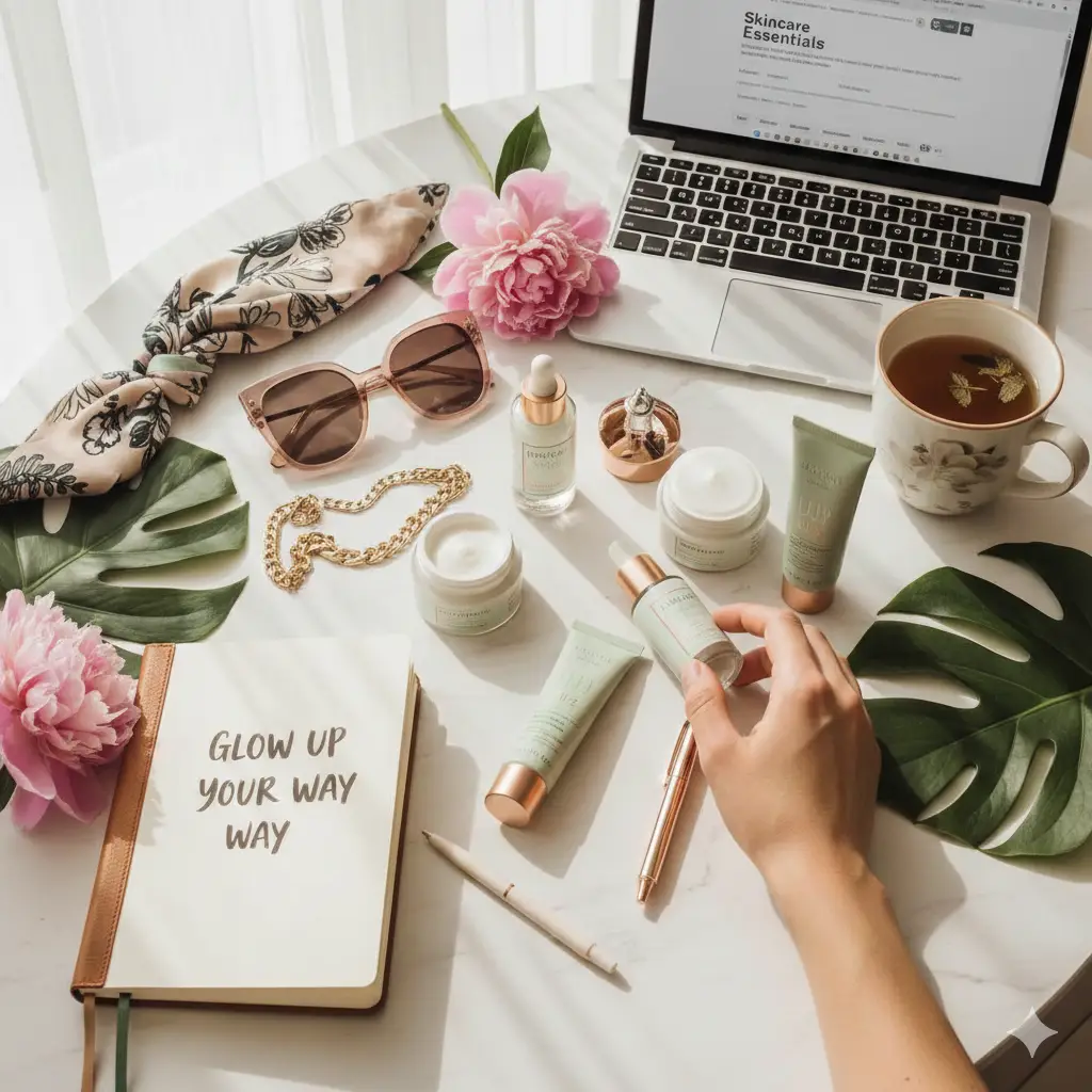 Skincare Essentials 30's Lifestyle Beauty Fashion Blog: Glow Up Your Way