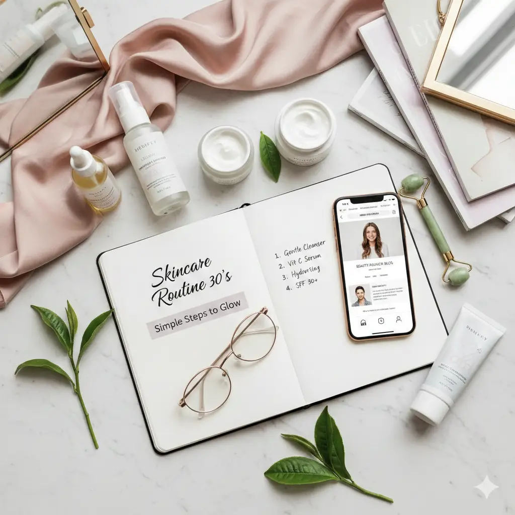 Skincare Routine 30's Lifestyle Beauty Fashion Blog: Simple Steps to Glow