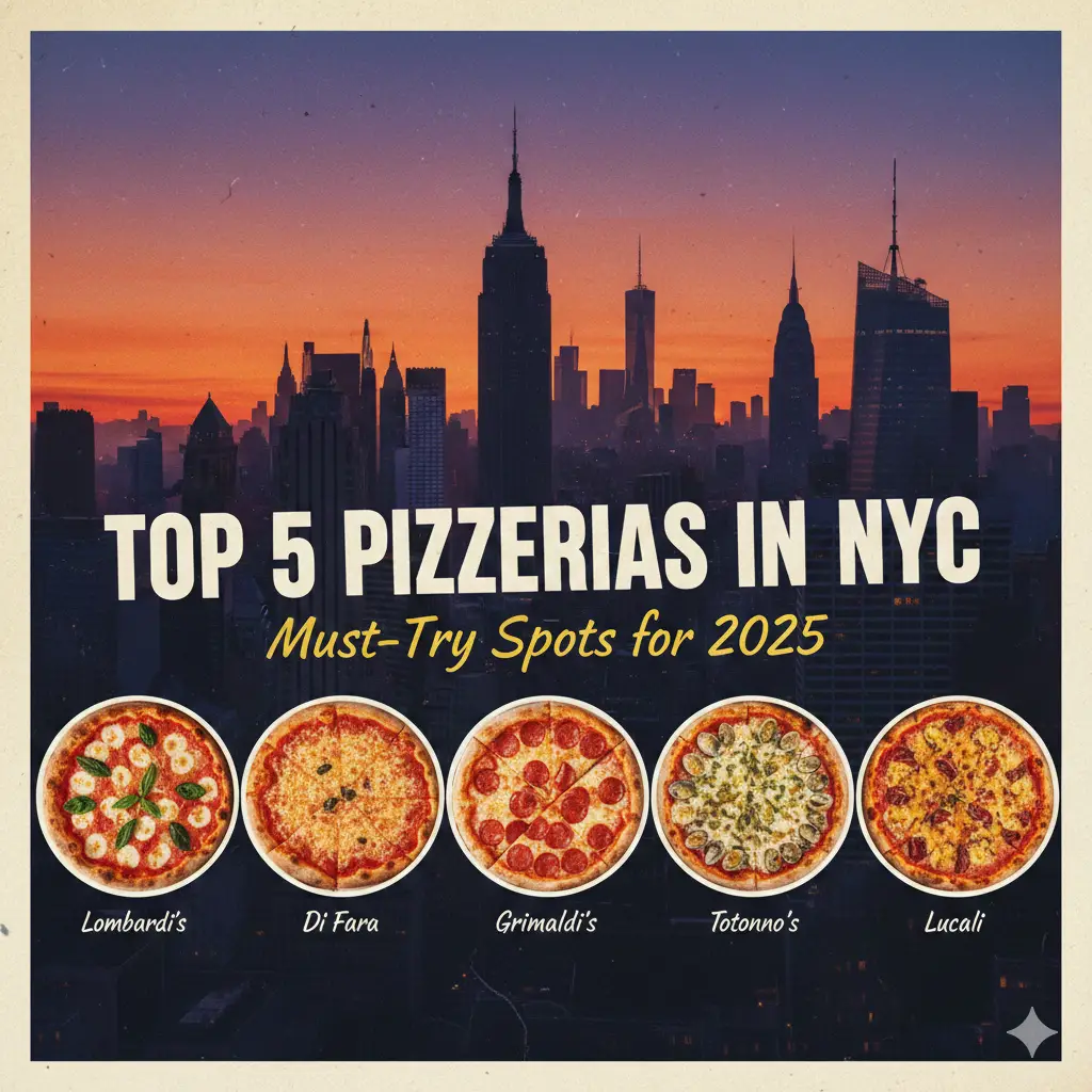 Top 5 Pizzerias In NYC: Must-Try Spots for 2025