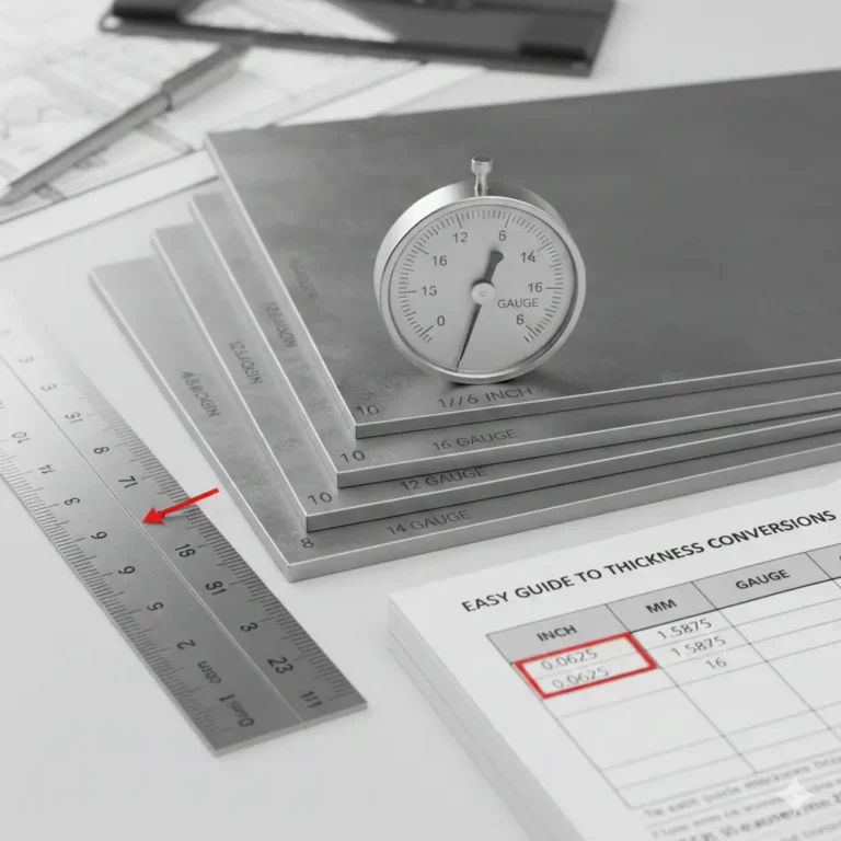 What Gauge Is 1/16 Steel? Easy Guide to Thickness Conversions