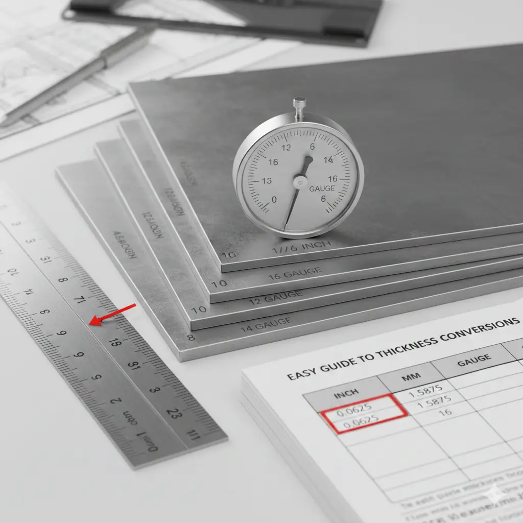 What Gauge Is 1/16 Steel? Easy Guide to Thickness Conversions