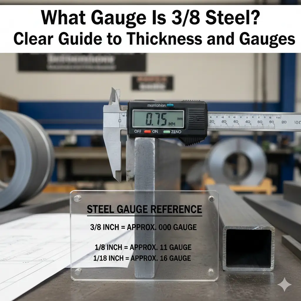 What Gauge Is 3/8 Steel? Clear Guide to Thickness and Gauges