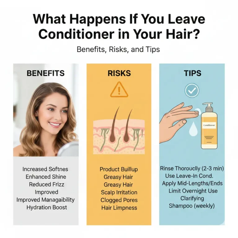 What Happens If You Leave Conditioner in Your Hair: Benefits, Risks, and Tips