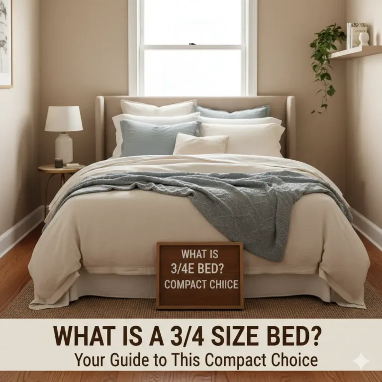 What Is A 3/4 Size Bed? Your Guide to This Compact Choice