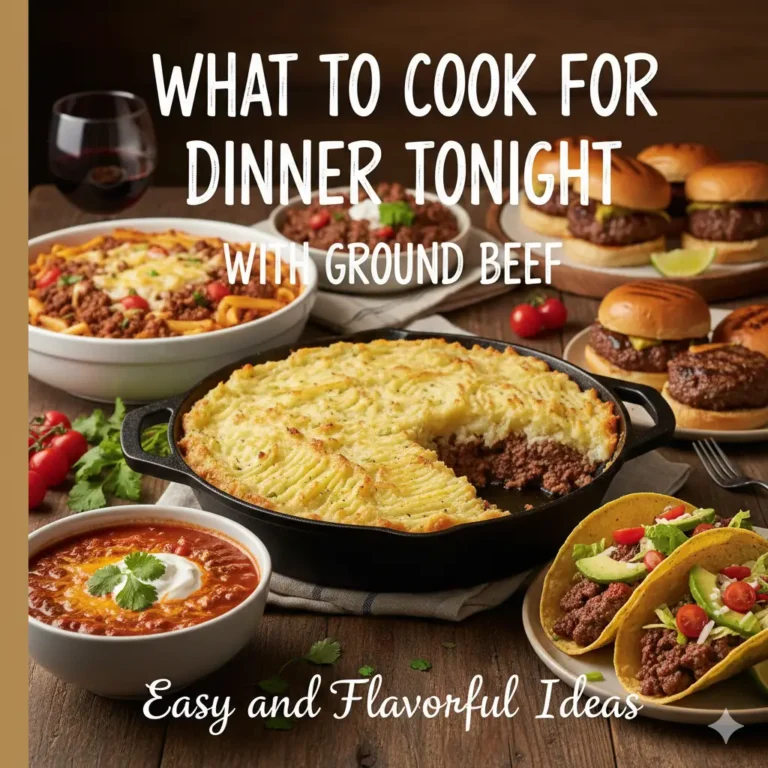 What To Cook For Dinner Tonight With Ground Beef: Easy and Tasty Ideas