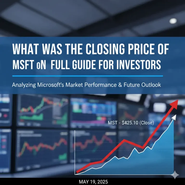 What Was the Closing Price of MSFT on 5/19/25? Full Guide for Investors