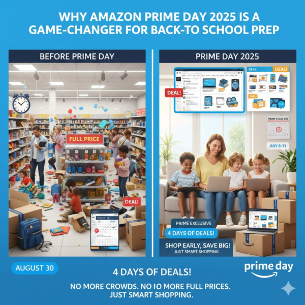 Why Amazon Prime Day 2025 Is a Game-Changer for Back-to-School Prep