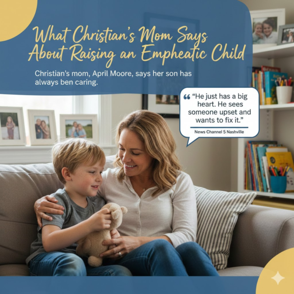 What Christian’s Mom Says About Raising an Empathetic Child