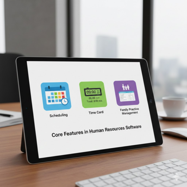 Core Features to Look for in Human Resources Software: Scheduling, Time Card, Family Practice Management