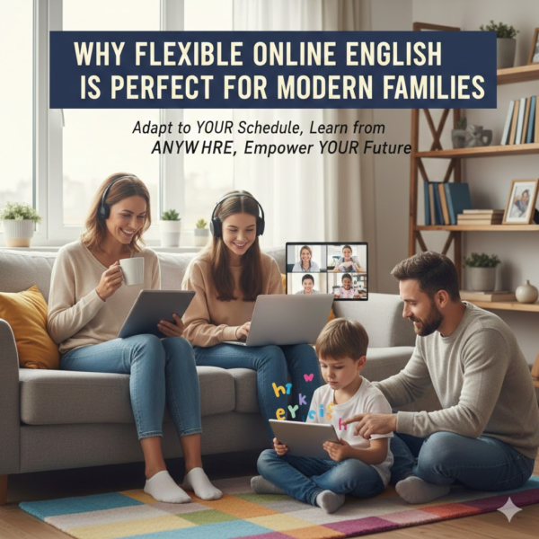 Why Flexible Online English Learning is Perfect for Modern Families