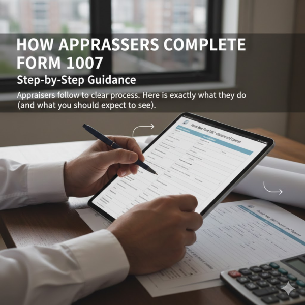 How Appraisers Complete Form 1007 – Step-by-Step Guidance