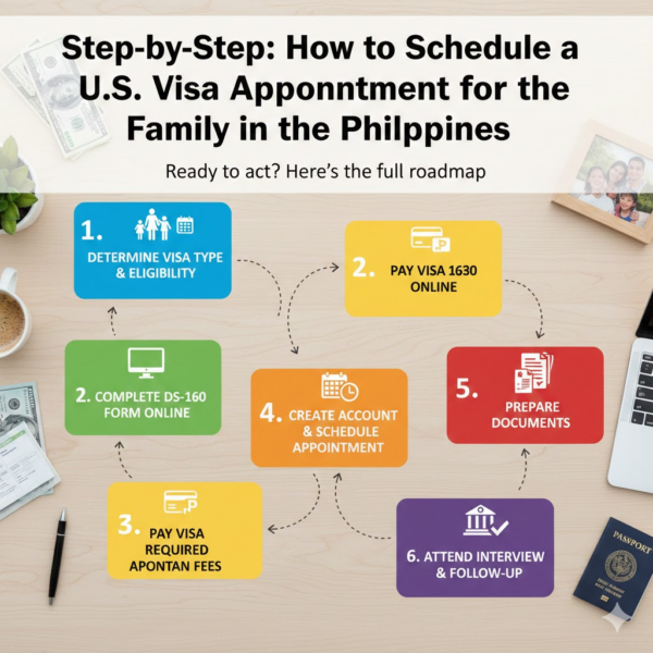 Step-by-Step: How to Schedule a U.S. Visa Appointment for Family in the Philippines