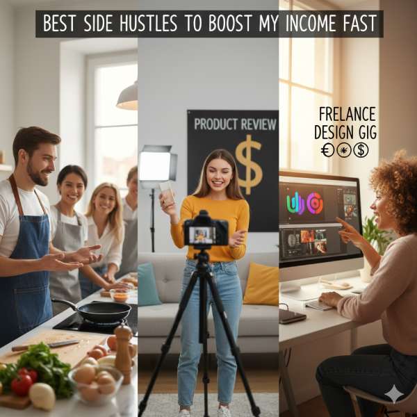 Best Side Hustles to Boost My Income Fast
