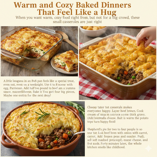 Warm and Cozy Baked Dinners That Feel Like a Hug