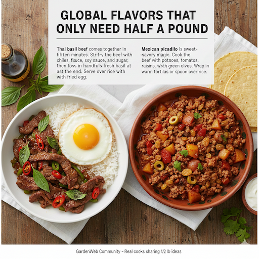 Global Flavors That Only Need Half a Pound