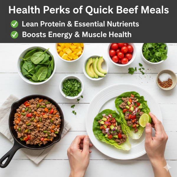 Health Perks of Quick Beef Meals