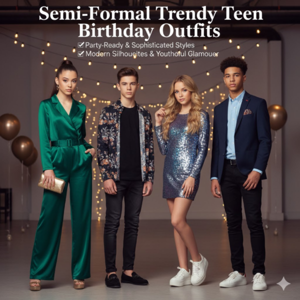 Semi-Formal Trendy Teen Birthday Outfits