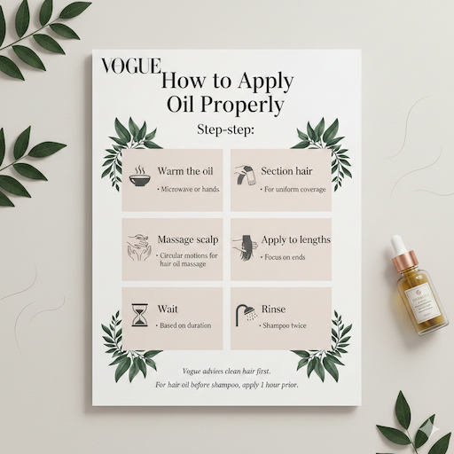 How to Apply Oil Properly