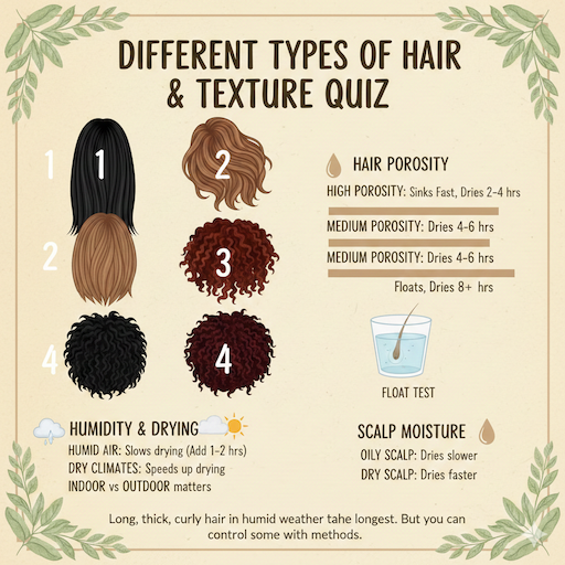 Different Types of Hair Types | Natural Hair Texture Chart Quiz