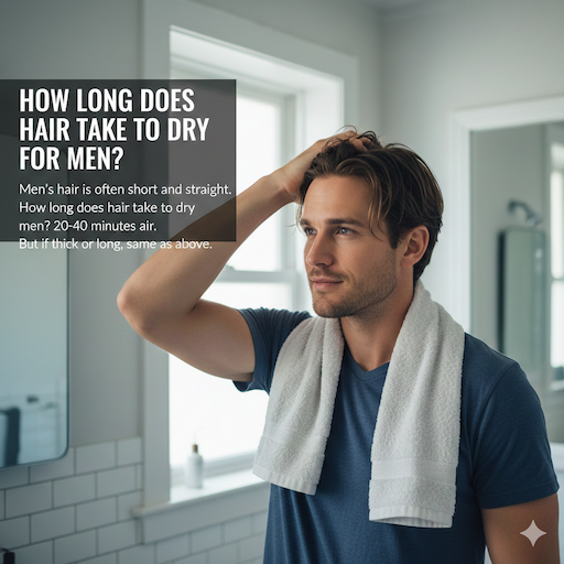 How Long Does Hair Take to Dry for Men?